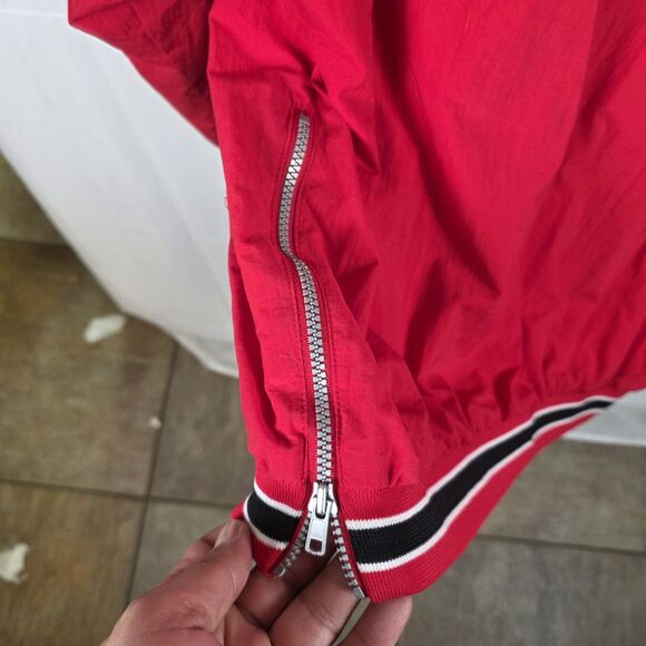 Vintage  NCAA Wisconsin Badgers Mens Large Red Pullover - Picture 5 of 10